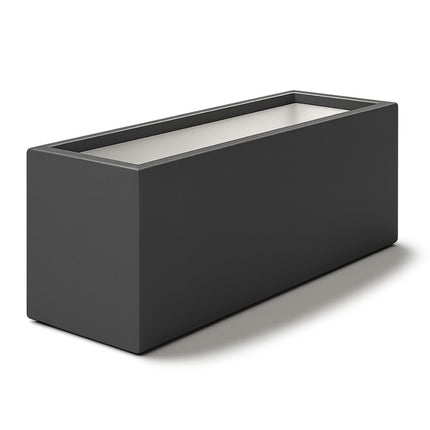 Polyester plantenbak 150x50x60 cm - Zwartgrijs (RAL 7021)