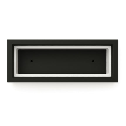 Polyester plantenbak 150x50x60 cm - Gitzwart (RAL 9005)