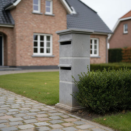 De Witte Model 50 Blauwsteen Brievenbusunit