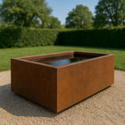 Vijver cortenstaal 200x100x60cm 133kg