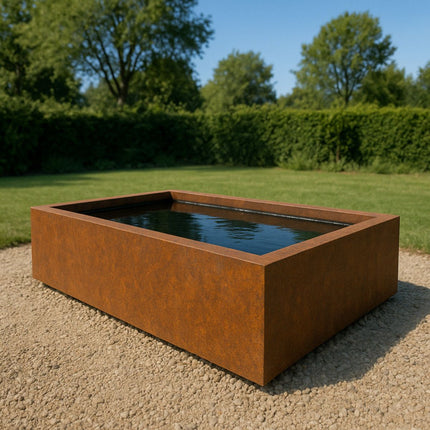 Geroba Estani vijver cortenstaal 250x125x60cm 206kg