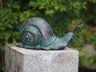 Bronzen beeld Slak 17x14x36cm