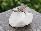 Bronzen beeld Kleine libelle    3x7x8cm