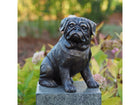 Bronzen beeld Mopshond 29x18x27cm