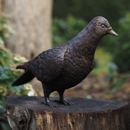 Bronzen beeld Duif 18x9x22cm