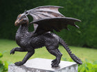Bronzen beeld Draak   30x34x35cm