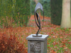 Bronzen beeld Modern sculptuur 'Endless' klein 45x13x13cm