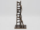 Bronzen beeld Together to the top 22x10x10cm