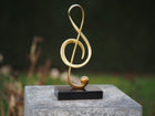 Bronzen beeld Solsleutel 23x7x11cm