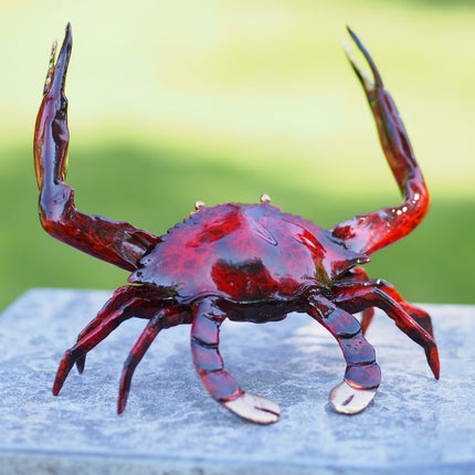 Bronzen beeld Krab 16x13x19cm