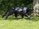 Bronzen beeld Sluipende Panter 65x40x190cm