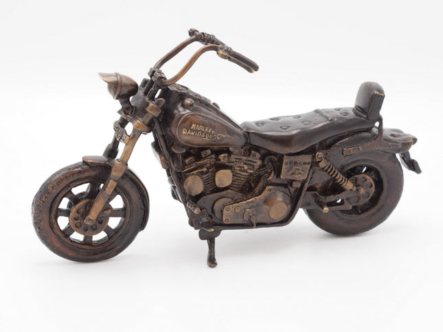 Bronzen beeld Moto 18x9x32cm
