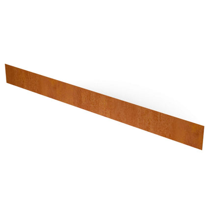 Cortenstaal Kantopsluiting 150x15cm 2mm dik - Afboording