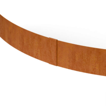 Cortenstaal Kantopsluiting 150x15cm 2mm dik - Afboording