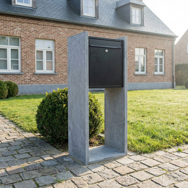 De Witte KB011 Belgische Blauwsteen Brievenbus