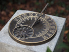 Bronzen Zonnewijzer   10x26x26cm
