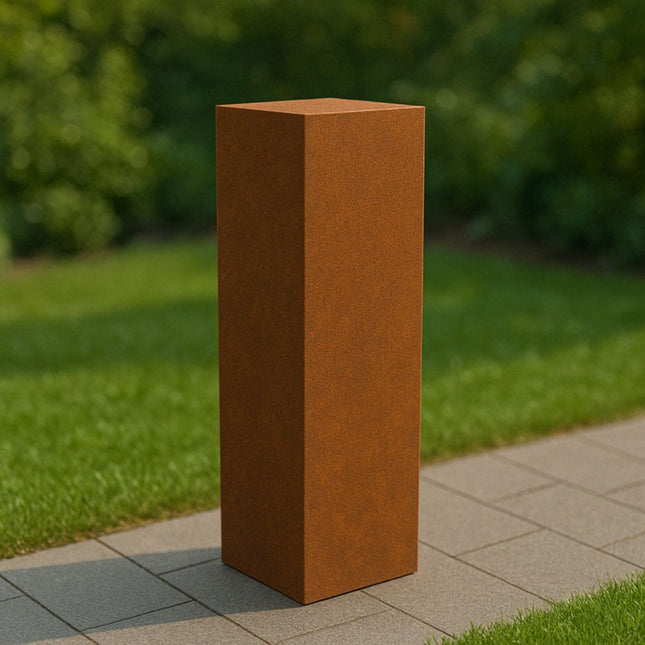 Geroba_Sokkel_Cortenstaal_30x30x70_cm_17kg