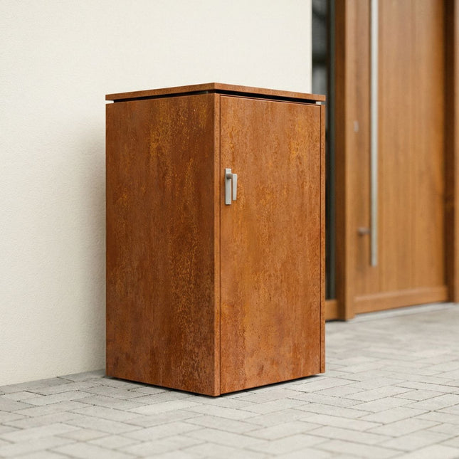 Kliko Ombouw 1x 240 liter 75x78x127,1 cm Cortenstaal