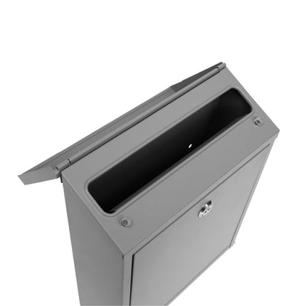Practo Garden Brievenbus Amsterdam Mat Grijs  32x26x9 cm 