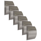 Practo Garden Brievenbussen Las Vegas RVS | Set van 6 stuks