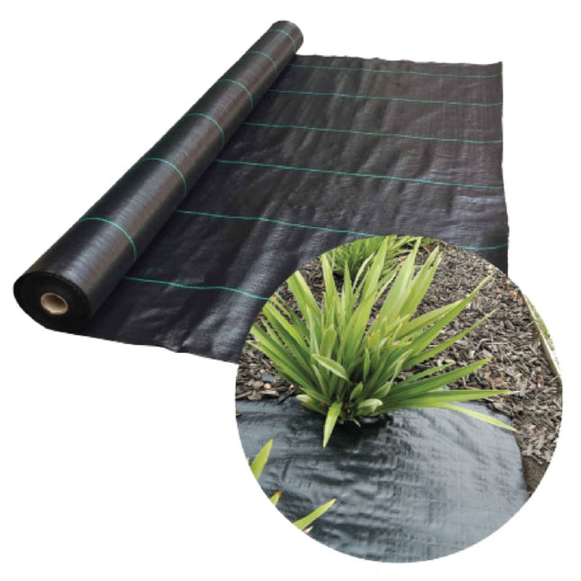 Practo Gronddoek/Worteldoek 100gram per m2 2,500x210 cm - zwart