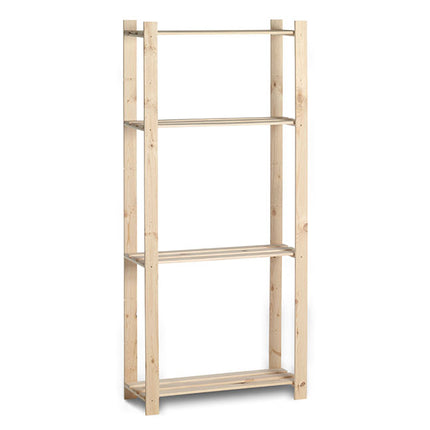 Practo Houten opbergrek 175x80x30 cm – 4 legborden