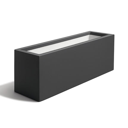 Polyester plantenbak 158x45x52.5 cm - Zwartgrijs (RAL 7021)
