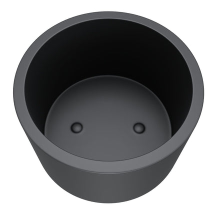 Polyester plantenbak Ø 150x60 cm - Zwartgrijs (RAL 7021)