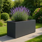 Polyester plantenbak 162x60x70 cm - Zwartgrijs (RAL 7021)