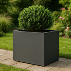 Polyester plantenbak 70x50x60 cm - Zwartgrijs (RAL 7021)