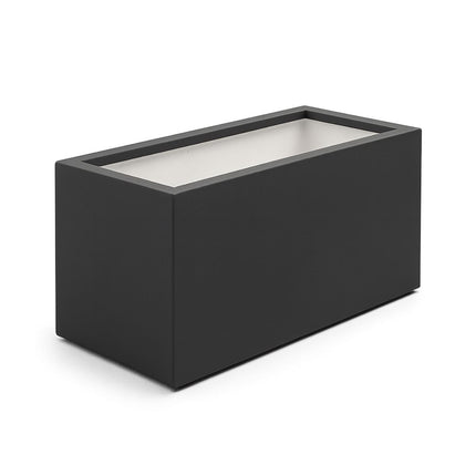 Polyester plantenbak 100x40x40 cm - Zwartgrijs (RAL 7021)