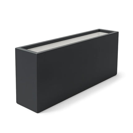 GARDRA Polyester-Pflanzgefäß 150x25x80 cm - Schwarzgrau (RAL 7021)