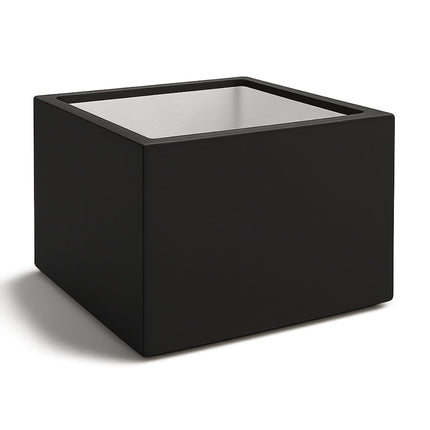 Polyester plantenbak 140x140x100 cm - Gitzwart (RAL 9005)