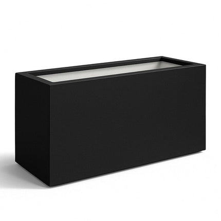 Polyester plantenbak 147x60x80 cm - Gitzwart (RAL 9005)