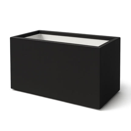 Polyester plantenbak 125x65x70 cm - Gitzwart (RAL 9005)