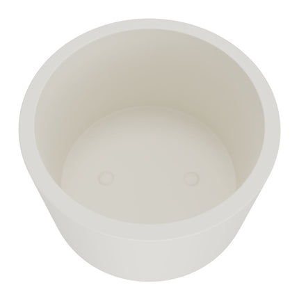 Polyester plantenbak Ø 100x60 cm - Zuiver Wit (RAL 9010)