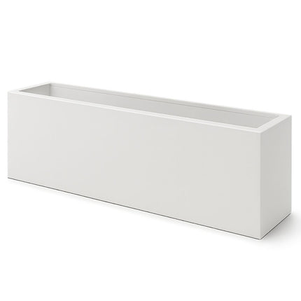 Polyester plantenbak 150x40x40 cm - Zuiver Wit (RAL 9010)