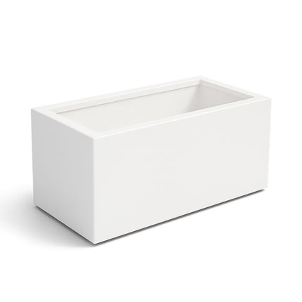 Polyester plantenbak 100x50x50 cm - Zuiver WIt (RAL 9010)