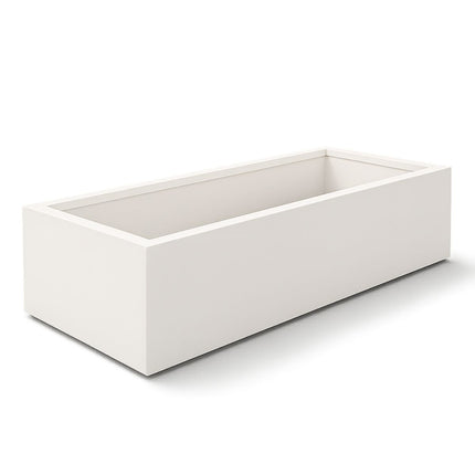 Polyester plantenbak 223x100x32 cm - Zuiver WIt (RAL 9010)