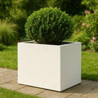 Polyester plantenbak 70x50x60 cm - Zuiver Wit (RAL 9010)