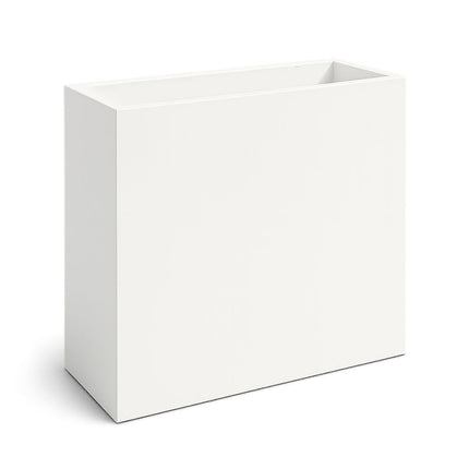 Polyester plantenbak 110x40x110 cm - Zuiver Wit (RAL 9010)