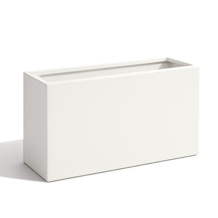 Polyester plantenbak 110x30x67 cm - Zuiver WIt (RAL 9010)