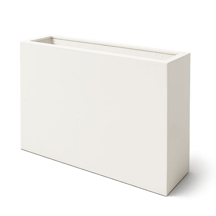 Polyester plantenbak 130x40x120 cm - Zuiver Wit (RAL 9010)