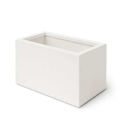 Polyester plantenbak 75x35x40 cm - Zuiver Wit (RAL 9010)