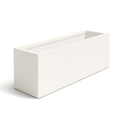 Polyester plantenbak 158x45x52.5 cm - Zuiver WIt (RAL 9010)