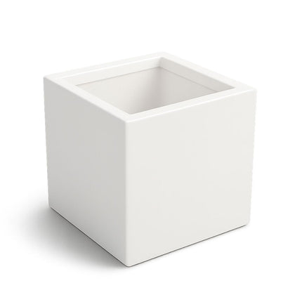 Polyester plantenbak 50x50x50 cm - Zuiver Wit (RAL 9010)