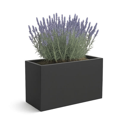 Polyester plantenbak 100x30x50 cm - Zwartgrijs (RAL 7021)