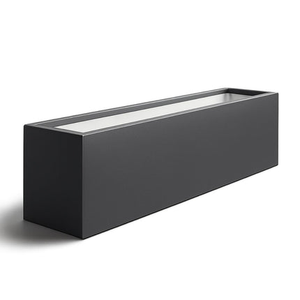 Polyester plantenbak 170x40x40 cm - Zwartgrijs - Doika - Plantenbak - Doika - DOIKA - BP - 32