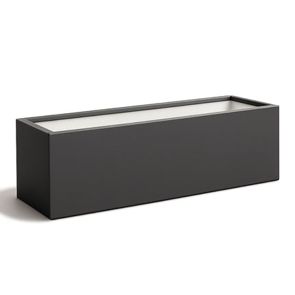 Polyester plantenbak 200x60x60 cm - Zwartgrijs (RAL 7021)