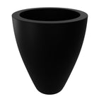 Polyester plantenbak Ø 68x80 cm - Gitzwart (RAL 9005)